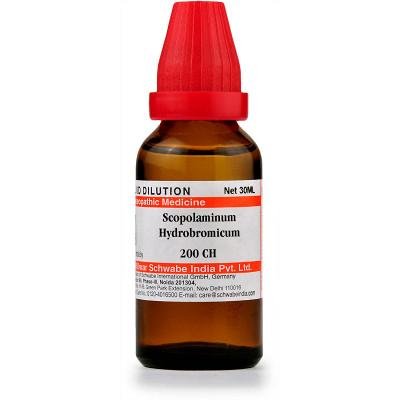 Willmar Schwabe India Scopolaminum Hydrobromicum 200 CH (30ml)